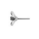Zamak Earring Flower 8mm
