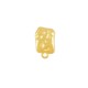 Zamak Earring Rectangular with Loop 9x13mm