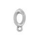 Pendiente de Metal Zamak Irregular 8x10mm