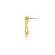 Zamak Earring Irregular 9x18mm