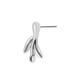 Zamak Earring Branch with Leaves & Loop 13x16mm