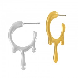 Boucle D'Oreille en Zamak avec Goutte 20 x 34 mm
