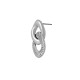 Zamak Earring Ring Chain 14x25mm