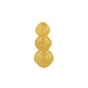 Zamak Earring Geometric with Rhombus 12x28mm