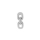 Zamak Earring Rectangular Chain 11x30mm