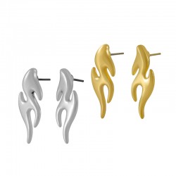 Boucle D'Oreille Tribale en Zamak 11 x 26 mm