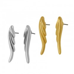 Zamak Earring Wing 7x28mm