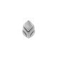 Zamak Earring Leaf 15x19mm