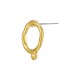 Zamak Earring Round with Loop 11mm