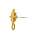 Zamak Earring Star with Loop 9mm