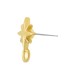 Zamak Earring Star with Loop 9mm