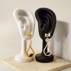 Zamak Earring Star with Loop 9mm