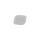 Ciondolo in Ottone a Forma di Rombo Martellato 19X22 mm