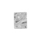 Pendentif Rectangulaire en Laiton Martelé 19 x 24 mm