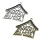 Colgante de Metal Zamak Casa con Deseos 56x55mm