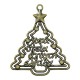 Colgante de Metal Zamak Árbol de Navidad con Deseos 58x65mm