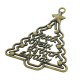 Pendente Portafortuna Zama Albero di Natale Auguri 58x65mm