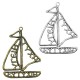 Zamak Pendant Ship "ΕΥΤΥΧΙΑ" 49x64mm