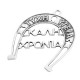 Zamak Pendant Horseshow Luck Health 53x60mm