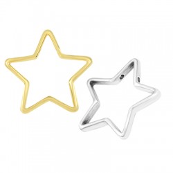 Pendentif en Zamak en Forme D'Étoile 29 mm Ø1 mm