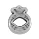 Perle en Zamak Grenade 9 x 11 mm Ø 1.4 mm