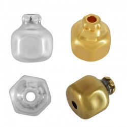 Curseur en Zamak en Forme de Grenade 11 x 12 mm Ø 2.5 mm