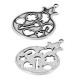 Zamak Pendant Pomegranate with Symbols 44x55mm