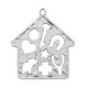 Zamak Pendant House “ΚΑΛΗ ΧΡΟΝΙΑ” with Lucky Symbols 50x52mm