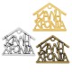 Pendentif en Zamak Maison « ΚΑΛΗ Χρονια » 40 x 35 mm