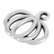 Breloque Citrouille en Zamak 15 x 17 mm