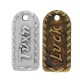 Pendentif en Zamak « Τύχη - Chance » 12 x 27 mm