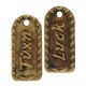 Pendentif en Zamak « Τύχη - Chance » 12 x 27 mm