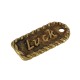 Pendentif en Zamak « Τύχη - Chance » 12 x 27 mm