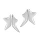 Ciondolo Scorrevole in Zama a Forma di Stella 24X29 mm Ø2.5 mm (2 Pezzi/Set)
