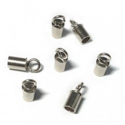 Silver 925 End Cap Tube 3.3mm
