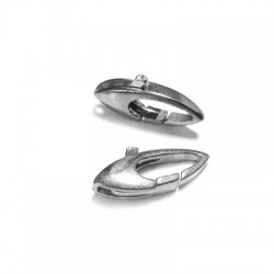 Fermoir Mousqueton en Argent 925 7 x 23 mm