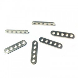 Silver 925 Spacer Multi (5 Holes) 13x3mm