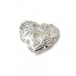 Colgante de Plata 925 Corazón 20x18mm