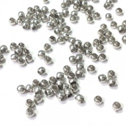 Brass Crimp Bead 2.6x1.6mm Ø1.6mm