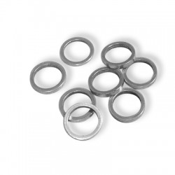 Μεταλλική Μπρούτζινη Χάντρα Ροδέλα 8x1.2mm Ø6mm