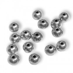 Brass Bead Round 5x3.8mm Ø1.5mm