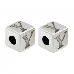 Cube en Zamak avec Lettre « Y » 7 mm Ø 3.7 mm