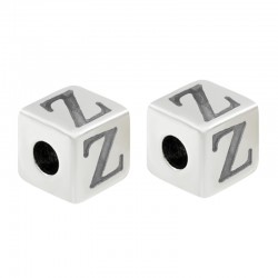 Cube en Zamak avec Lettre « Z » 7 mm Ø 3.7 mm