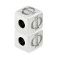 Distanziatore in Zama Cubo con Lettere e Numeri 7x7mm (Ø3mm)