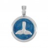 Argento Anticato 999°/ Blu Perlato