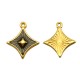 Enameled Zamak Pendant Rhombus 19x20mm