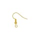 Brass Earring Fishhook 18x15mm
