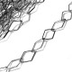 Brass Cable Chain Rhombus 9.5x16.5mm