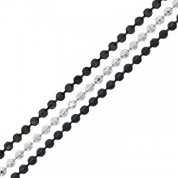 Brass Ball Chain Diamond Cut 1.2mm