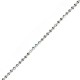 Catena a Pallini in Ottone Taglio Diamantato 1.2mm